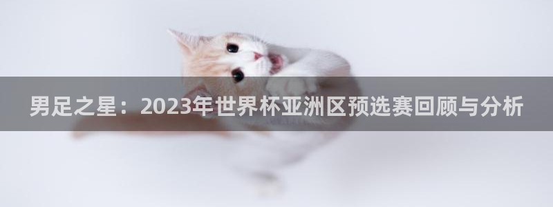 男足之星：2023年世界杯亚洲区预选赛回
